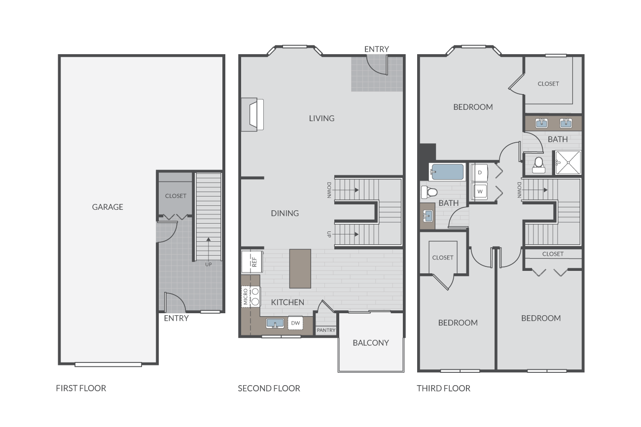 Primrose Townhome floor plan